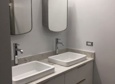 Double vanity installation — Space Coast FL