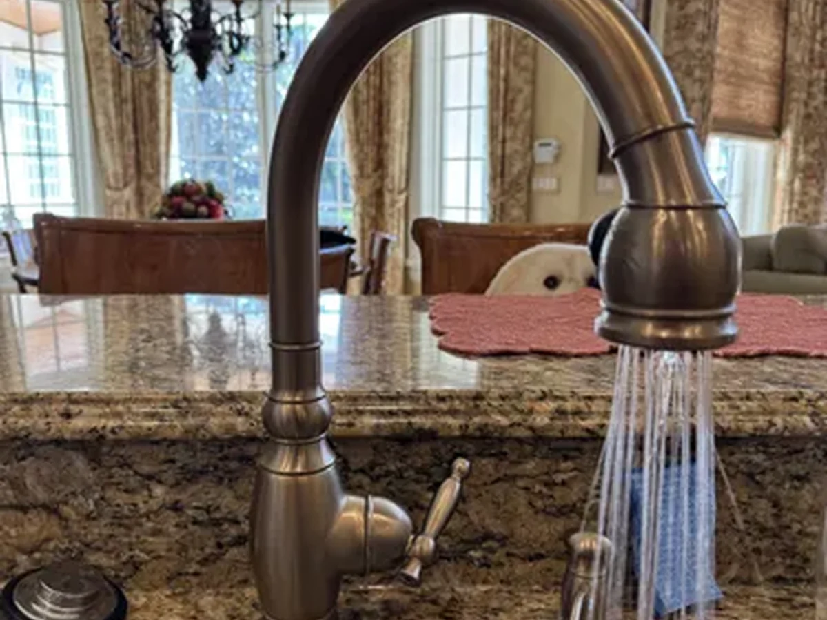 Kitchen faucet installation in Merritt Island FL